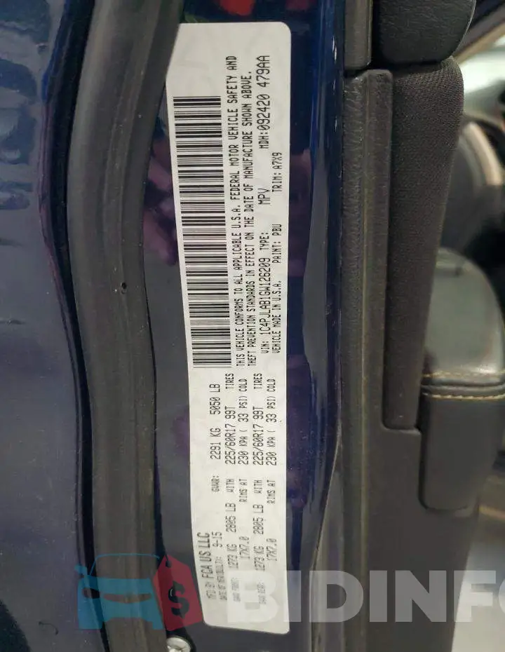 1C4PJLAB1GW126209 Photo# 13