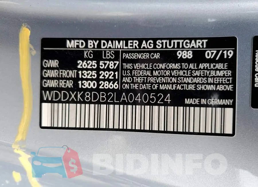 WDDXK8DB2LA040524 Photo# 12