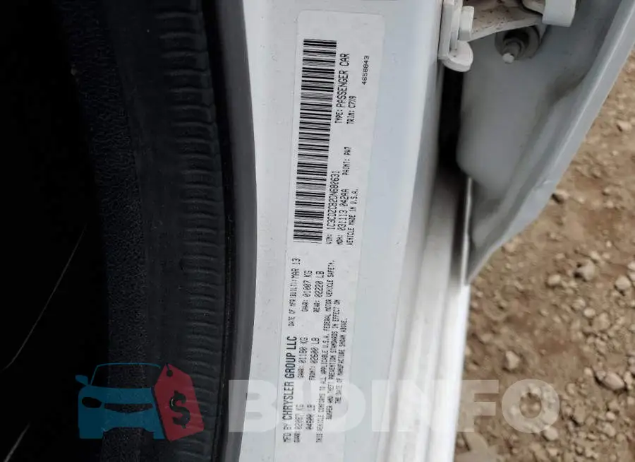 1C3CDZCB2DN680631 Photo# 10