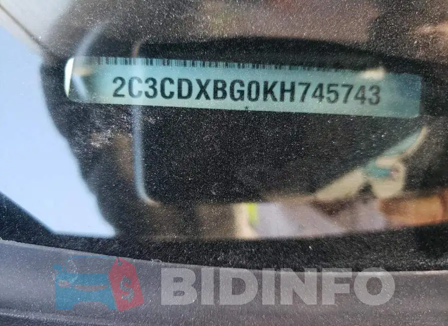 2C3CDXBG0KH745743 Photo# 10