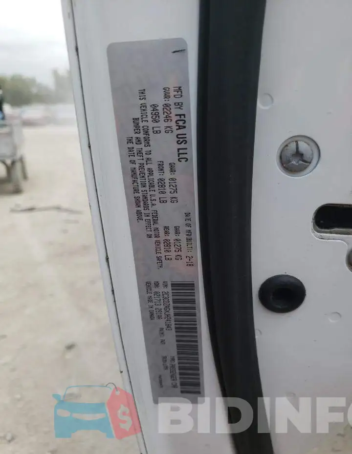 2C3CDZAGXJH241843 Photo# 10