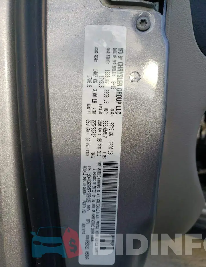 2C4RDGBG0ER129125 Photo# 10
