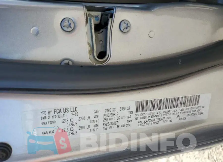 3C4PDCABXJT448027 Photo# 10