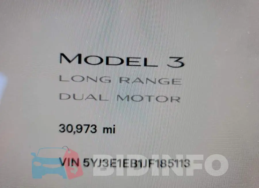 5YJ3E1EB1JF185113 Photo# 8