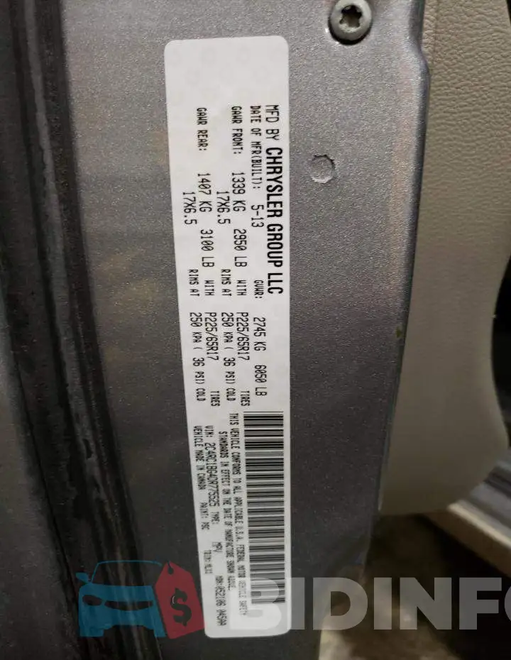 2C4RC1BG4DR775525 Photo# 13