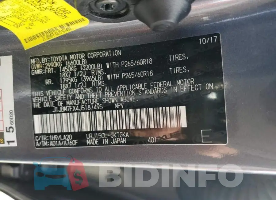 JTJBM7FX4J5187495 Photo# 10