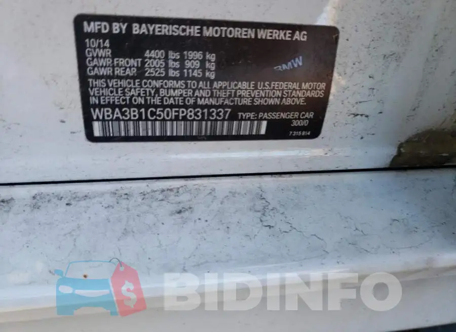 WBA3B1C50FP831337 Photo# 12