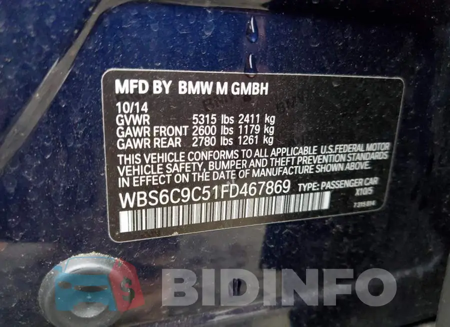 WBS6C9C51FD467869 Photo# 13