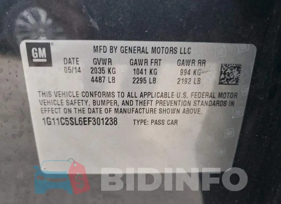 1G11C5SL6EF301238 Photo# 12
