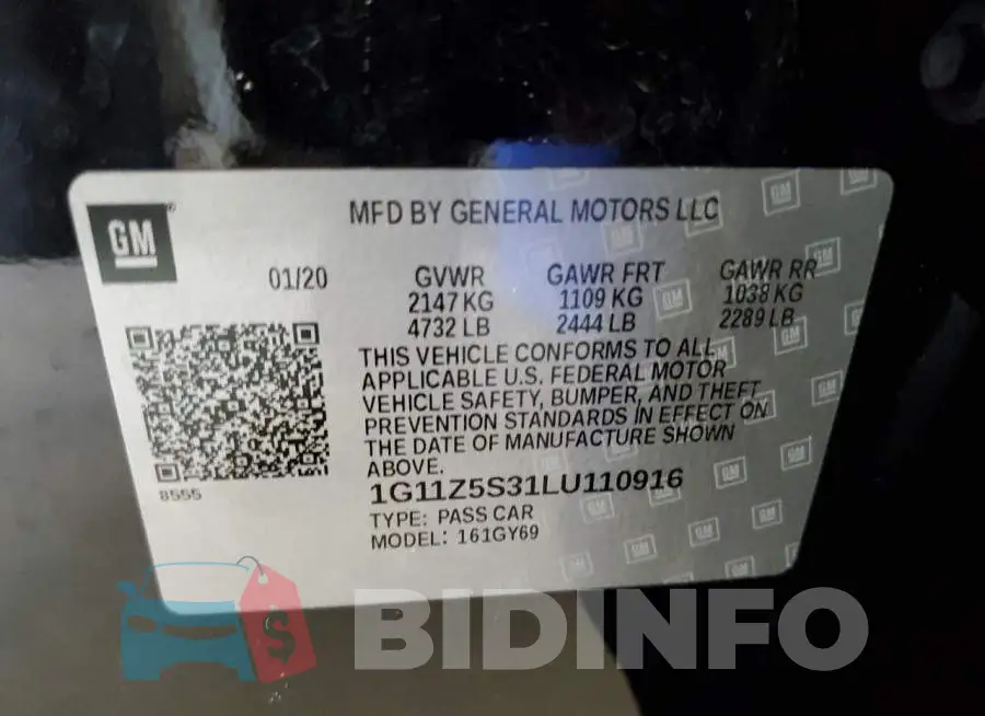 1G11Z5S31LU110916 Photo# 10