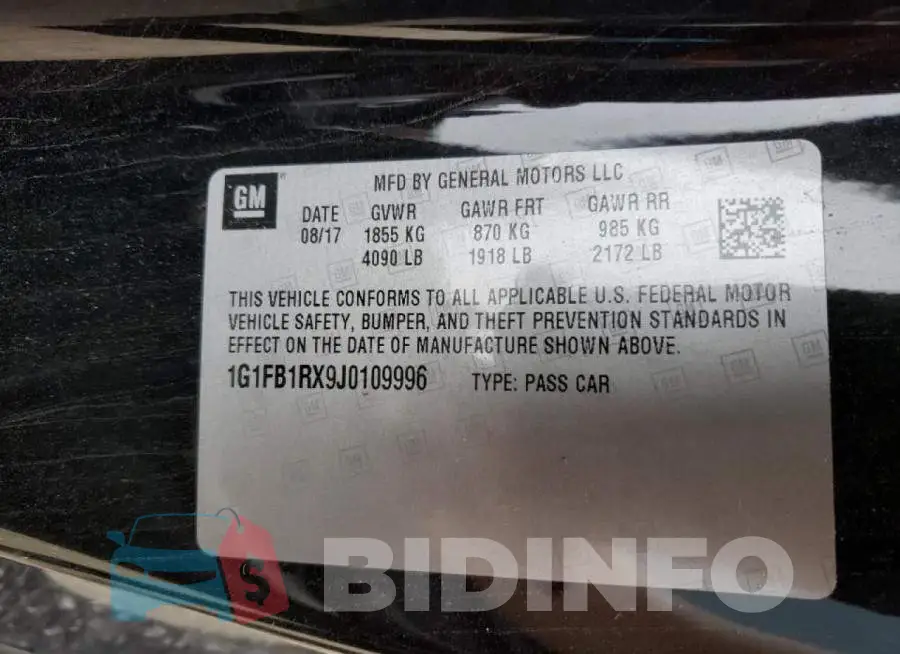 1G1FB1RX9J0109996 Photo# 13