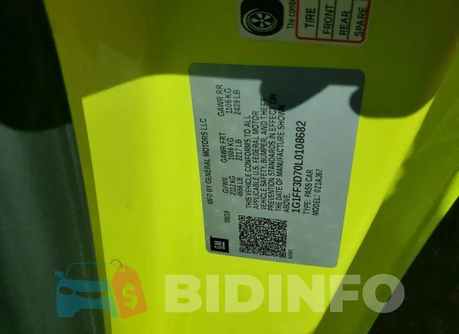 1G1FF3D70L0108682 Photo# 13