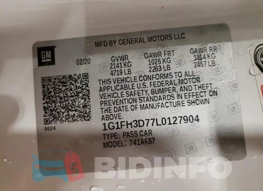 1G1FH3D77L0127904 Photo# 12