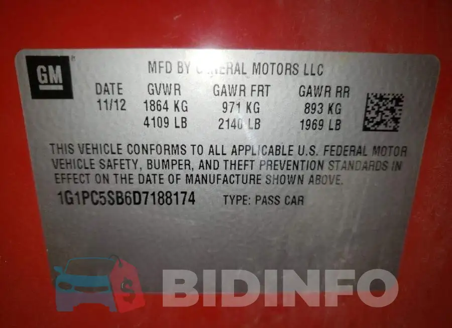 1G1PC5SB6D7188174 Photo# 10