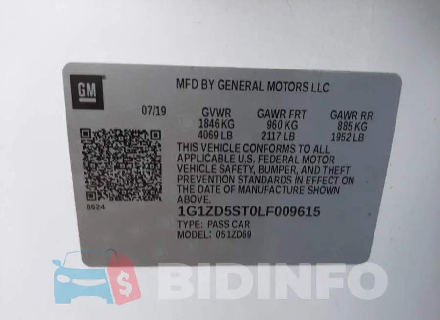 1G1ZD5ST0LF009615 Photo# 12