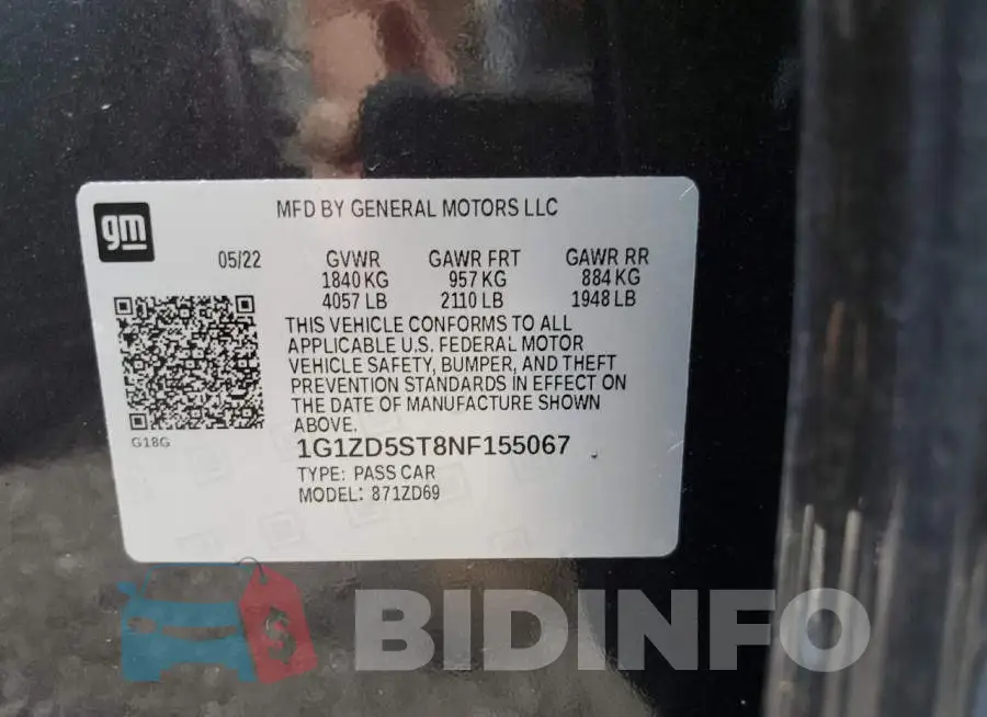 1G1ZD5ST8NF155067 Photo# 10