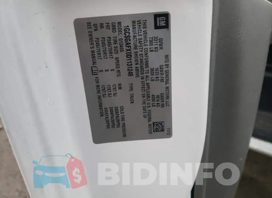 1GCSGAFX0D1131248 Photo# 12