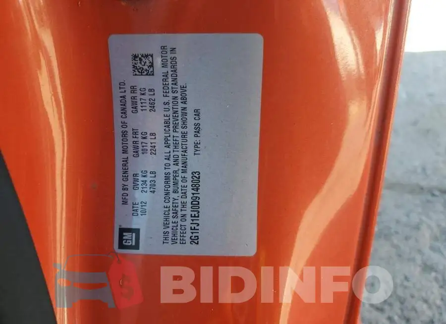 2G1FJ1EJ0D9148023 Photo# 13