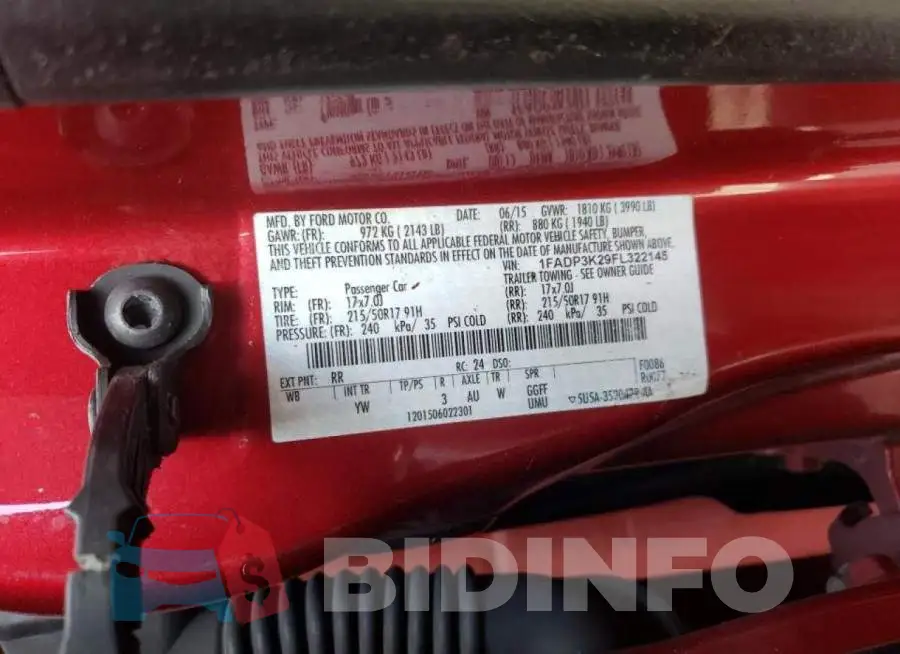 1FADP3K29FL322145 Photo# 10
