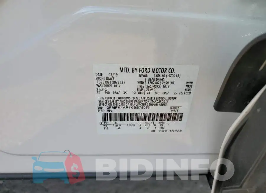 2FMPK4AP4KBB75053 Photo# 10