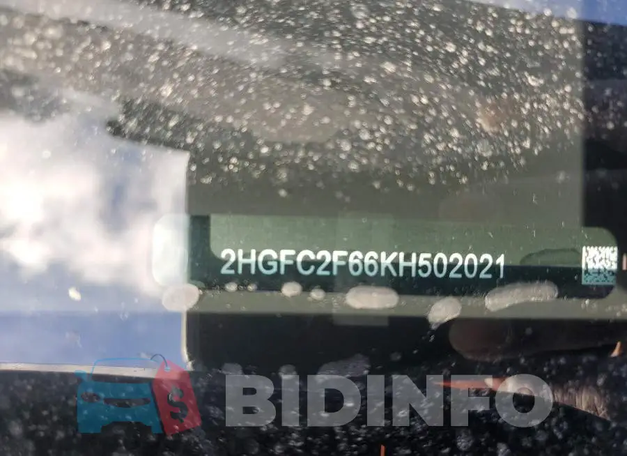 2HGFC2F66KH502021 Photo# 10