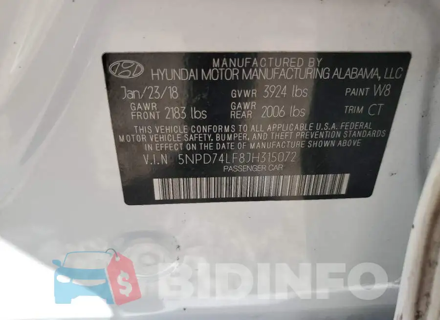 5NPD74LF8JH315072 Photo# 10