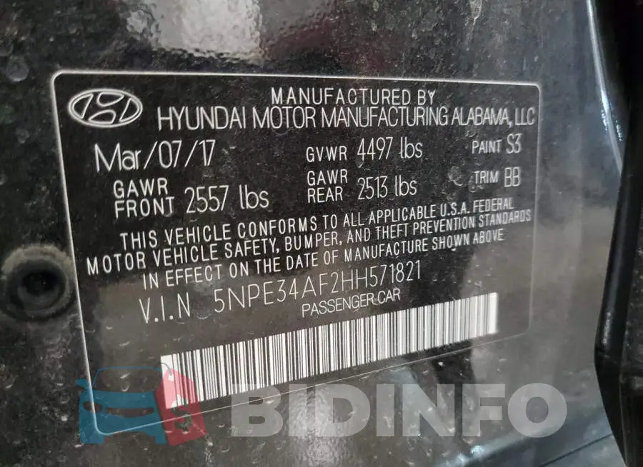 5NPE34AF2HH571821 Photo# 10