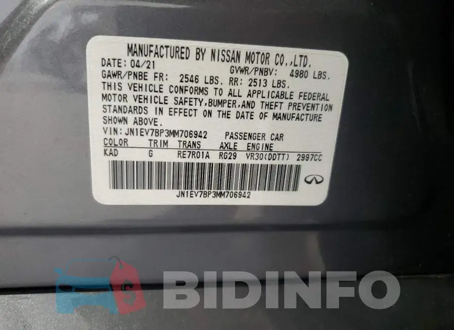 JN1EV7BP3MM706942 Photo# 13