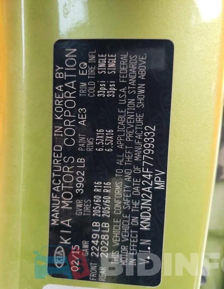 KNDJN2A24F7799332 Photo# 12