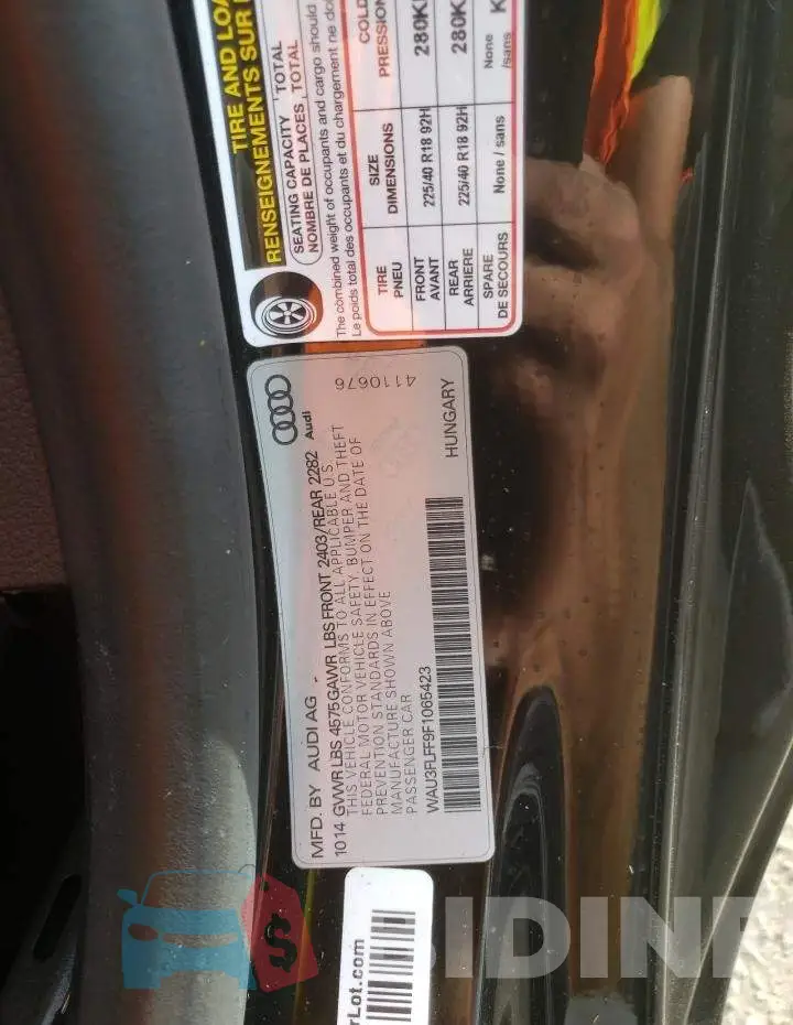 WAU3FLFF9F1065423 Photo# 13