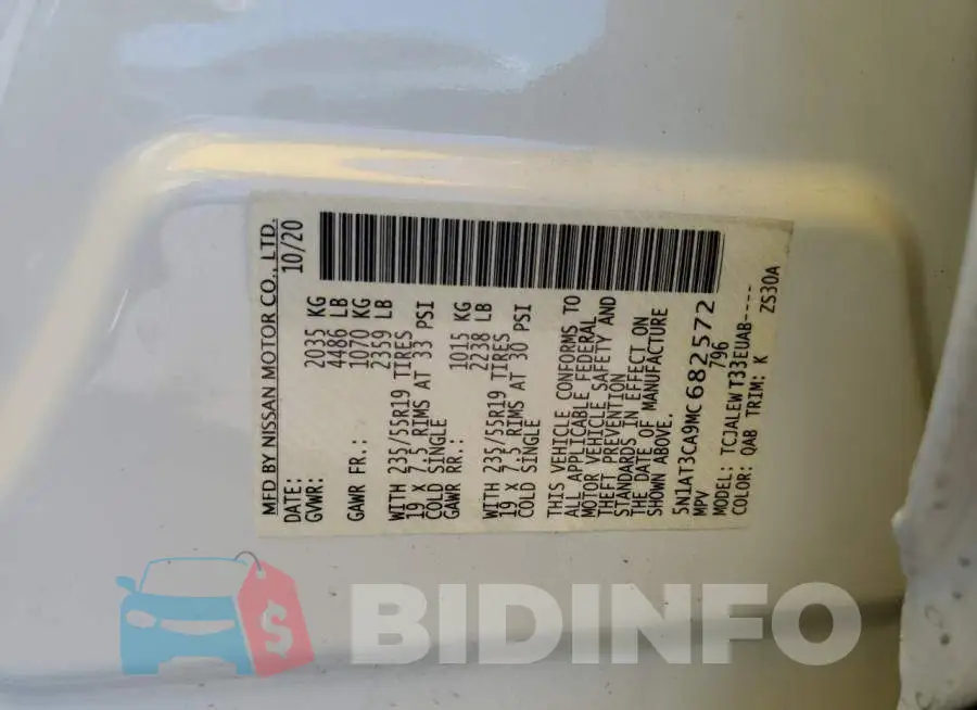 5N1AT3CA9MC682572 Photo# 10