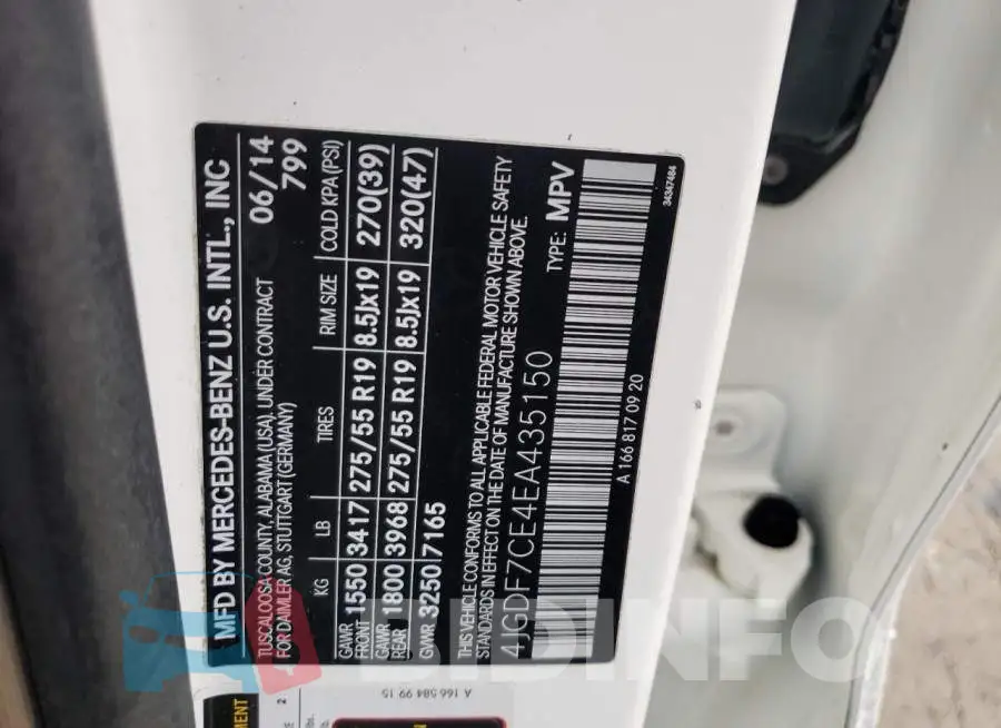 4JGDF7CE4EA435150 Photo# 10
