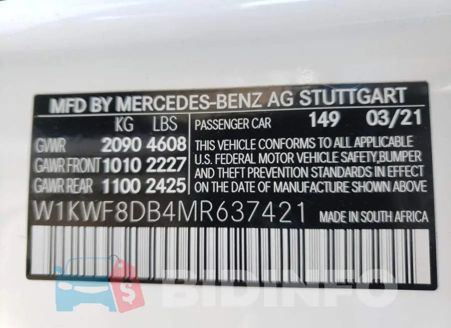 W1KWF8DB4MR637421 Photo# 12