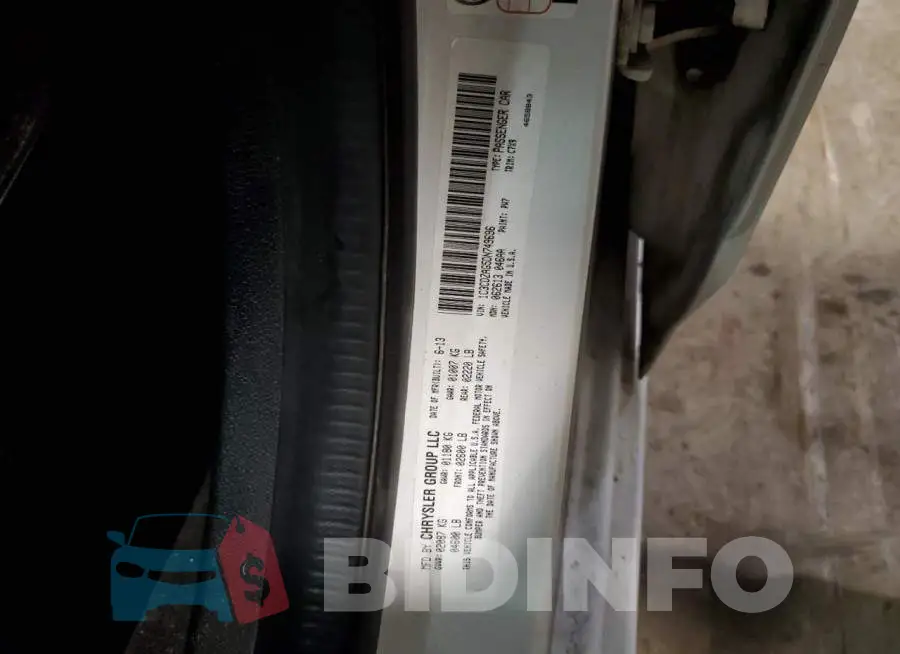 1C3CDZAG5DN749696 Photo# 10