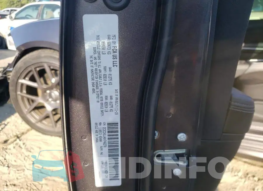 2C3CDXGJ4KH746270 Photo# 10