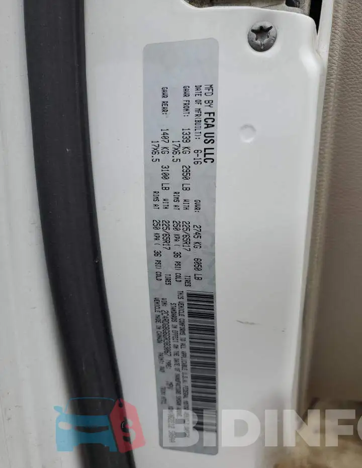 2C4RDGBG6GR383067 Photo# 13