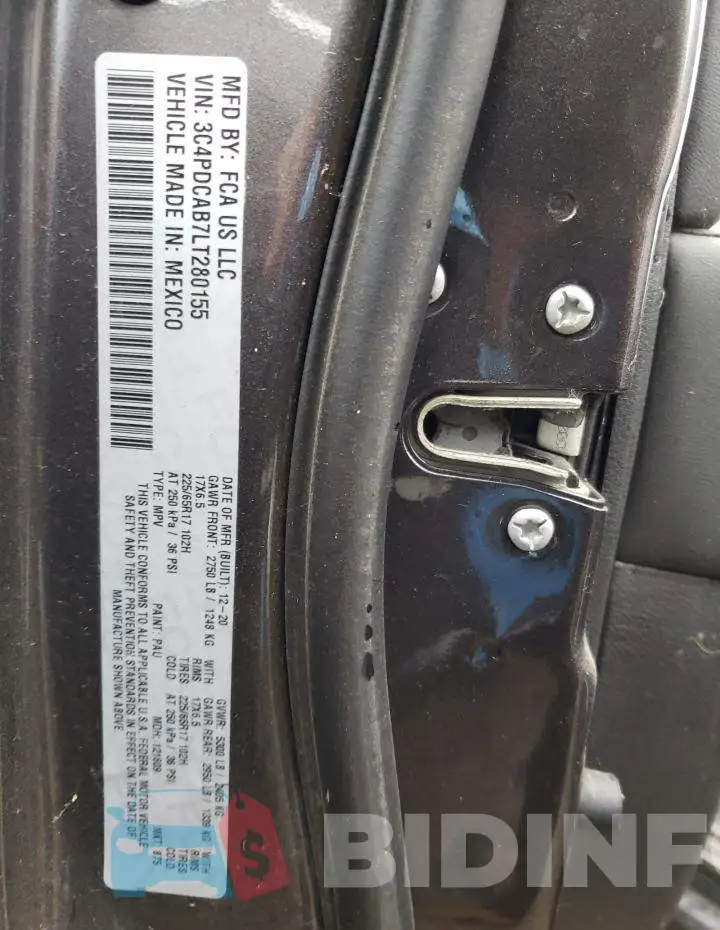 3C4PDCAB7LT280155 Photo# 3