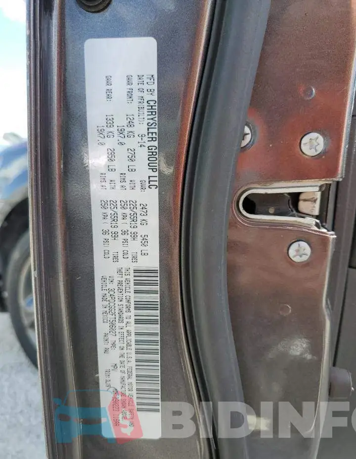 3C4PDCGG2FT506027 Photo# 10