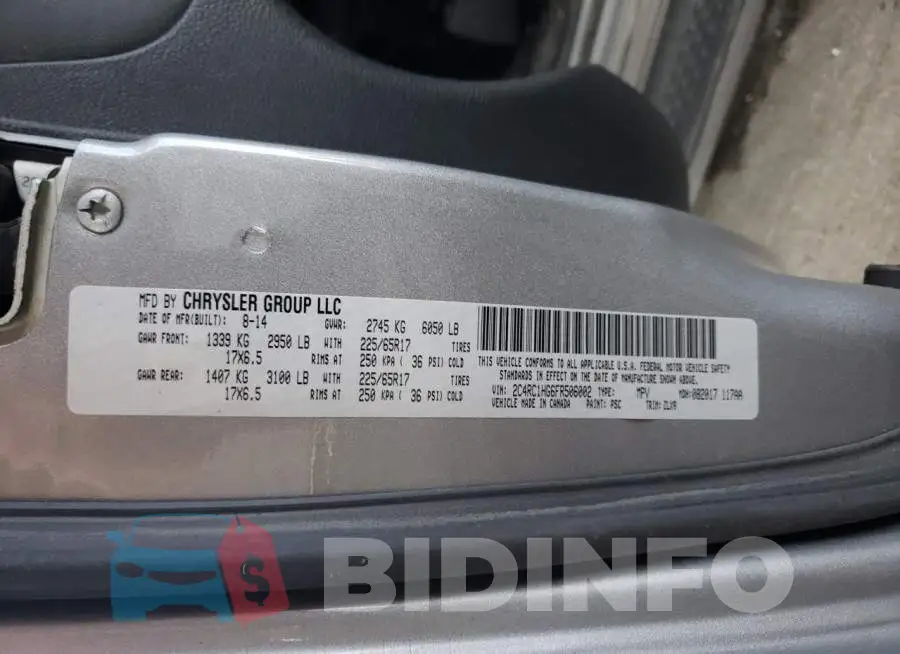2C4RC1HG6FR506002 Photo# 10