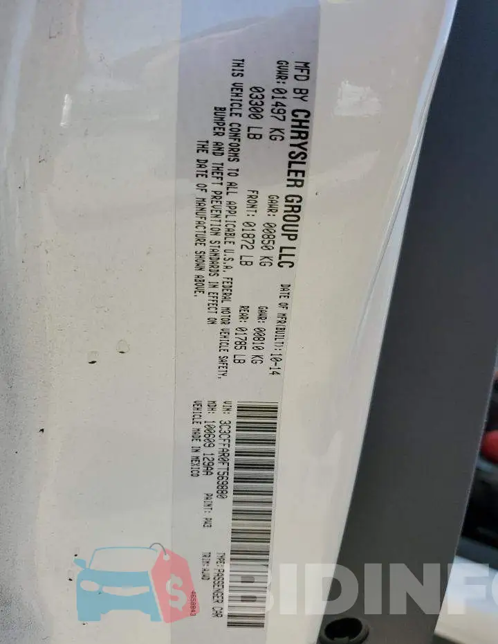 3C3CFFAR0FT569880 Photo# 13