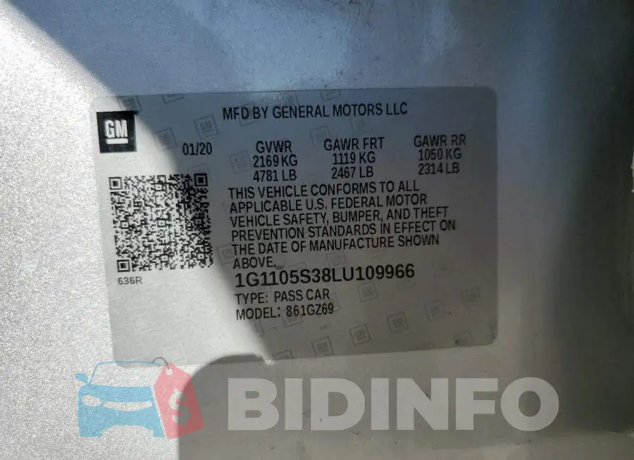 1G1105S38LU109966 Photo# 10