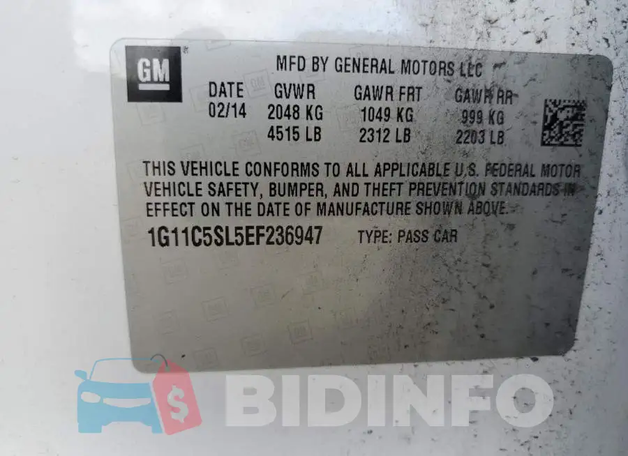1G11C5SL5EF236947 Photo# 12