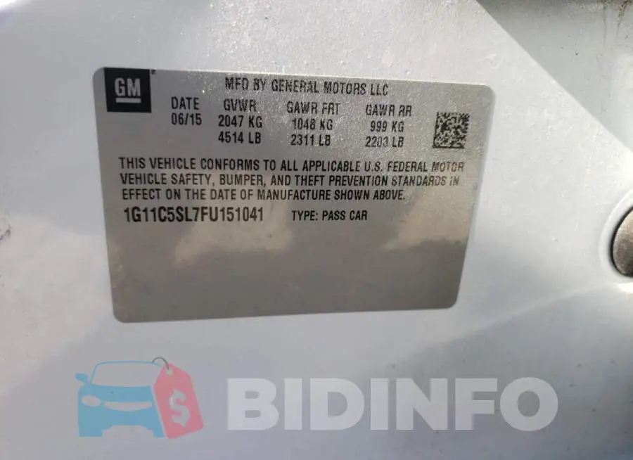 1G11C5SL7FU151041 Photo# 12