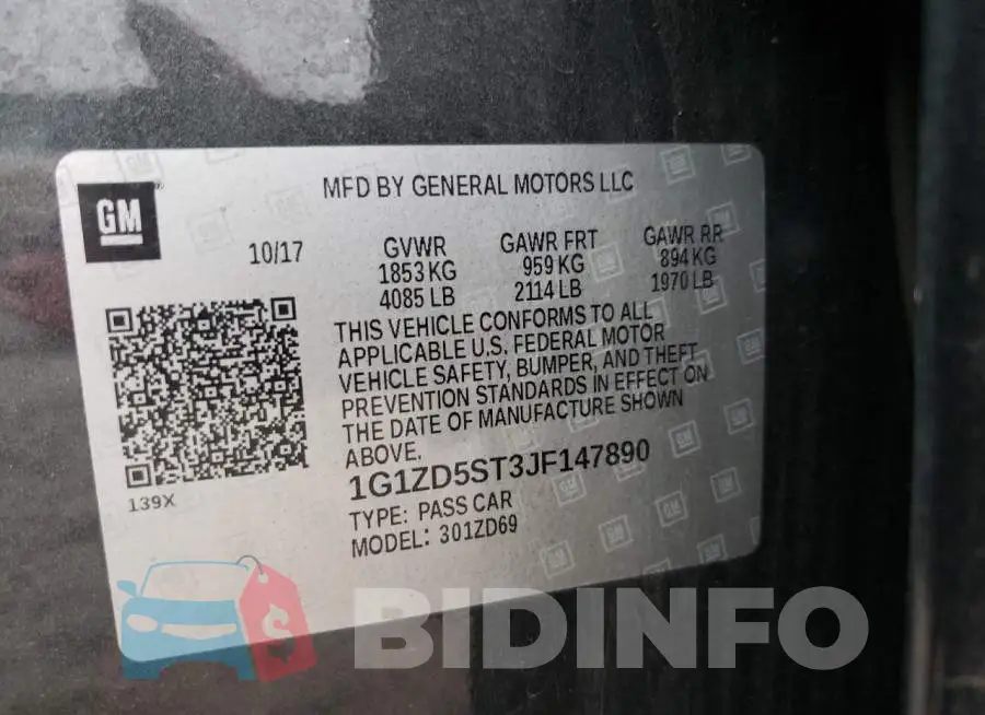 1G1ZD5ST3JF147890 Photo# 12