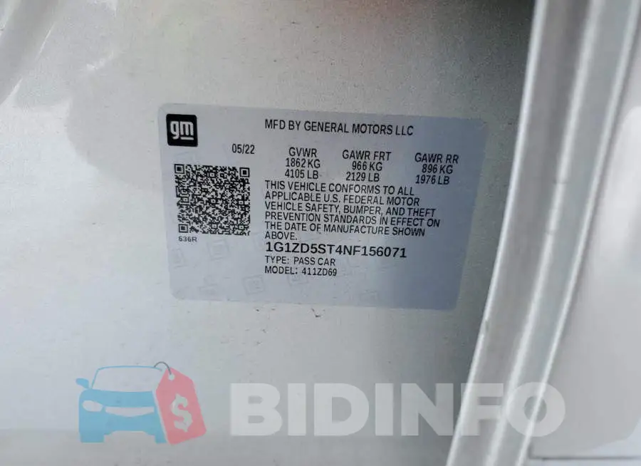 1G1ZD5ST4NF156071 Photo# 12