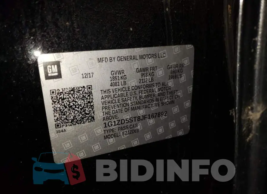 1G1ZD5ST8JF167892 Photo# 12
