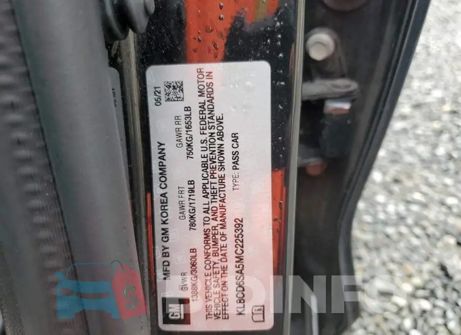 KL8CD6SA5MC225392 Photo# 12