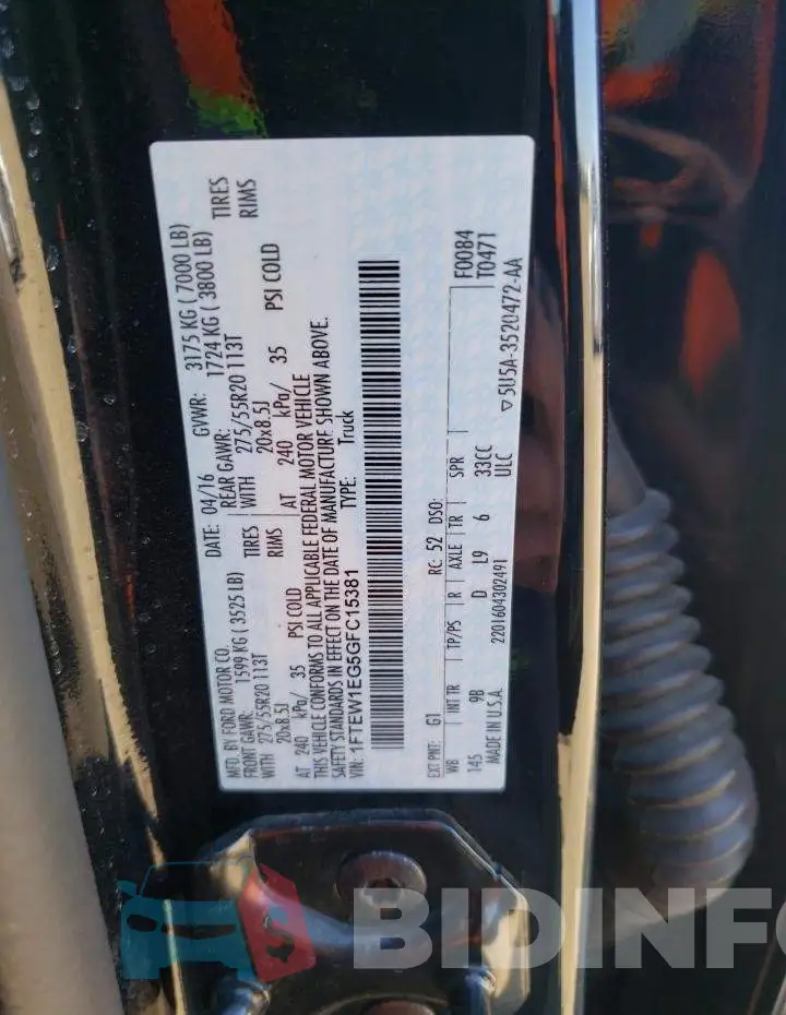 1FTEW1EG5GFC15381 Photo# 12