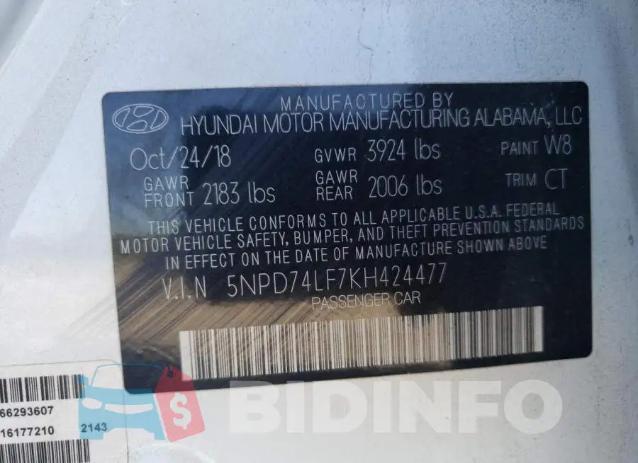 5NPD74LF7KH424477 Photo# 10