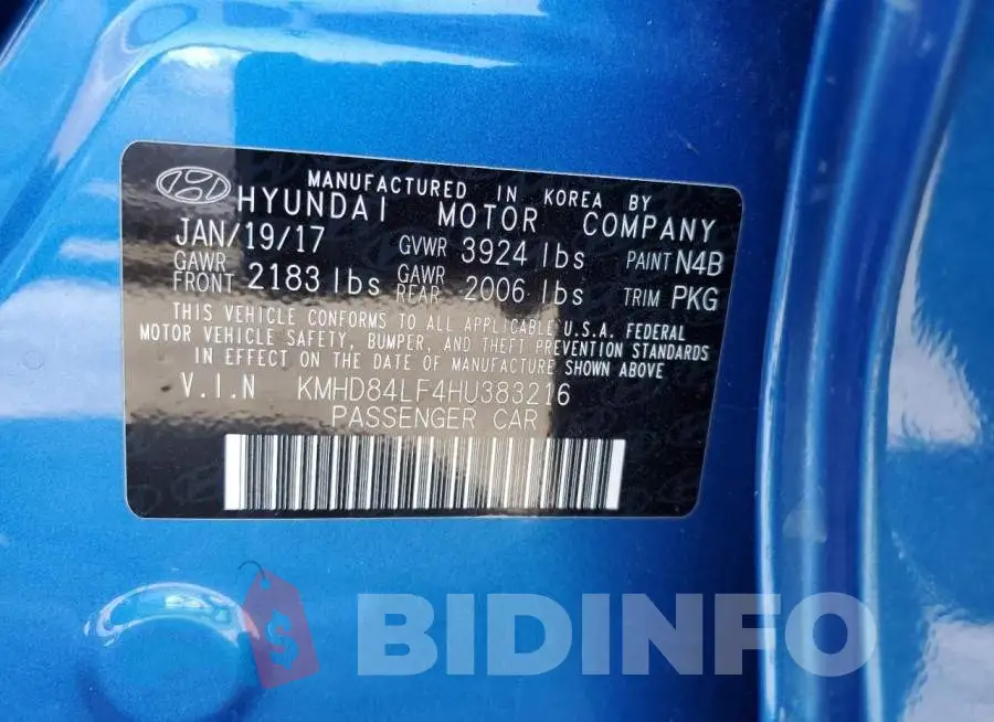 KMHD84LF4HU383216 Photo# 10